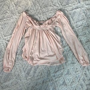 Flowy pink Urban Outfitters top